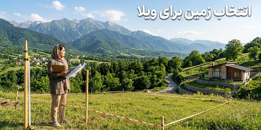 راهنمای صفر تا صد انتخاب و خرید زمین برای ساخت ویلا!